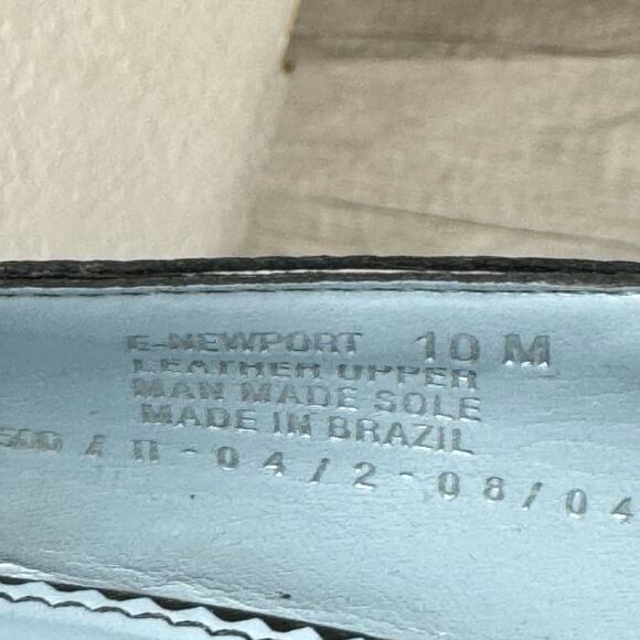 Vintage Y2k Peep Toe Bow Coquette Leather Heels Etienne Aigner Womens Size 10 - Picture 8 of 8